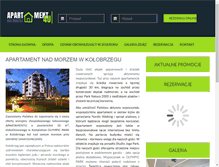 Tablet Screenshot of apartament4u.kolobrzeg.pl