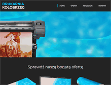 Tablet Screenshot of drukarnia.kolobrzeg.pl