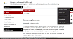 Desktop Screenshot of bip.mec.kolobrzeg.pl