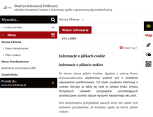 Tablet Screenshot of bip.mec.kolobrzeg.pl
