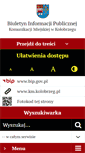 Mobile Screenshot of bip.km.kolobrzeg.pl