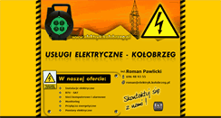 Desktop Screenshot of elektryk.kolobrzeg.pl