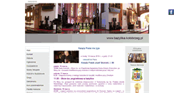 Desktop Screenshot of bazylika.kolobrzeg.pl