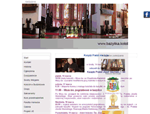 Tablet Screenshot of bazylika.kolobrzeg.pl