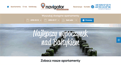 Desktop Screenshot of apartamenty.kolobrzeg.pl