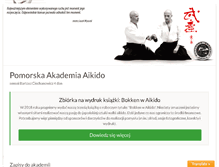 Tablet Screenshot of aikido.kolobrzeg.pl